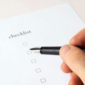 project management checklis