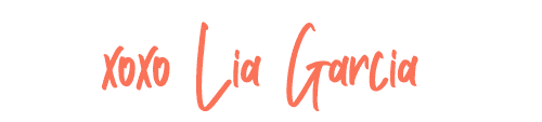 xo Lia signature graphic
