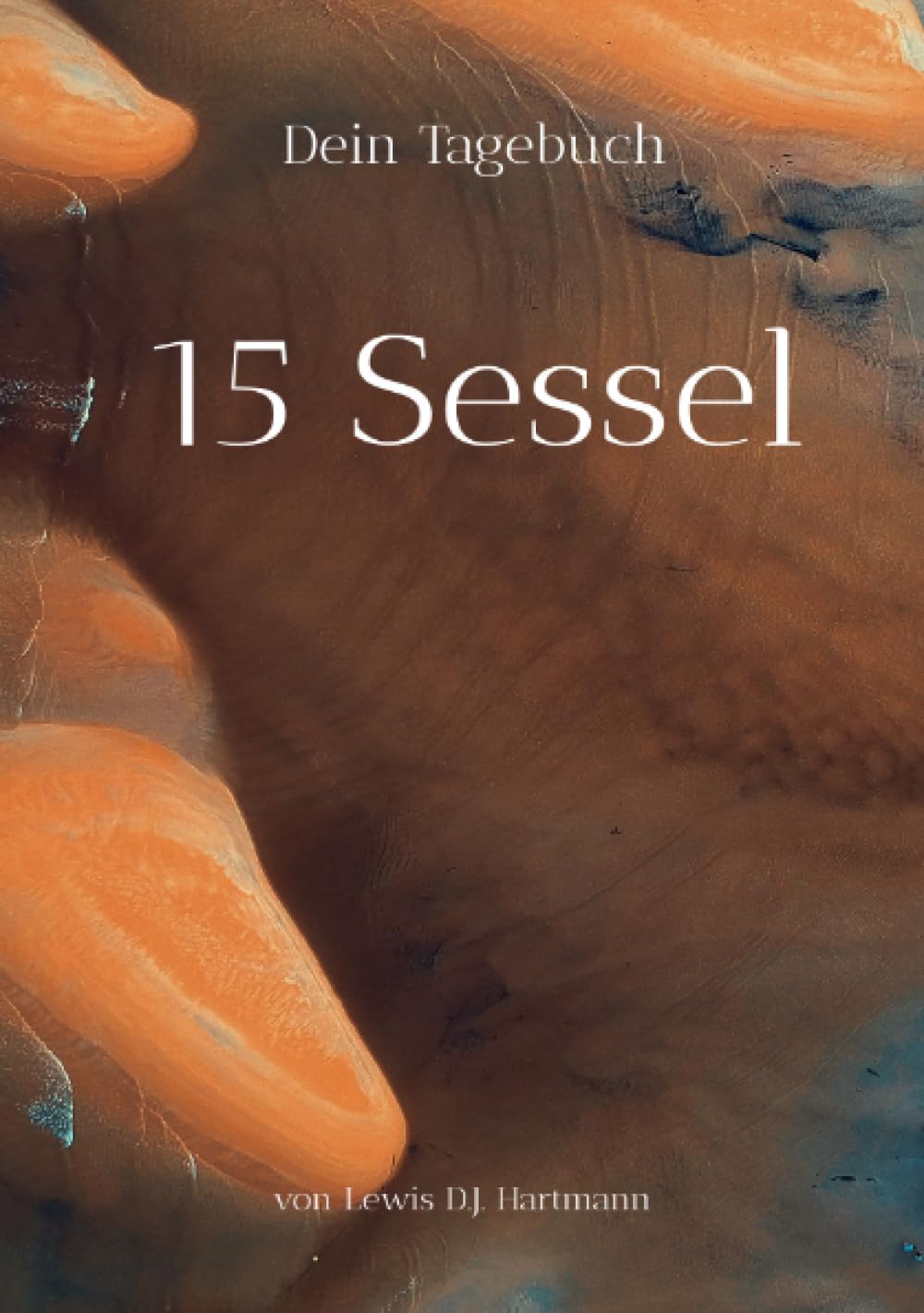 Buchcover „15 Sessel – Dein Tagebuch“