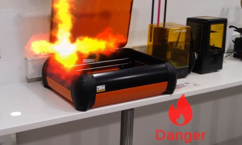 Simulation d'un départ de feu par de la réalité augementé