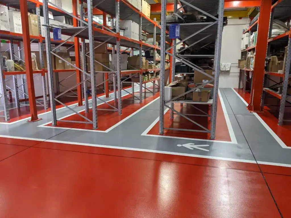 Mapei Mapefloor System 91 Traspirante per magazzino