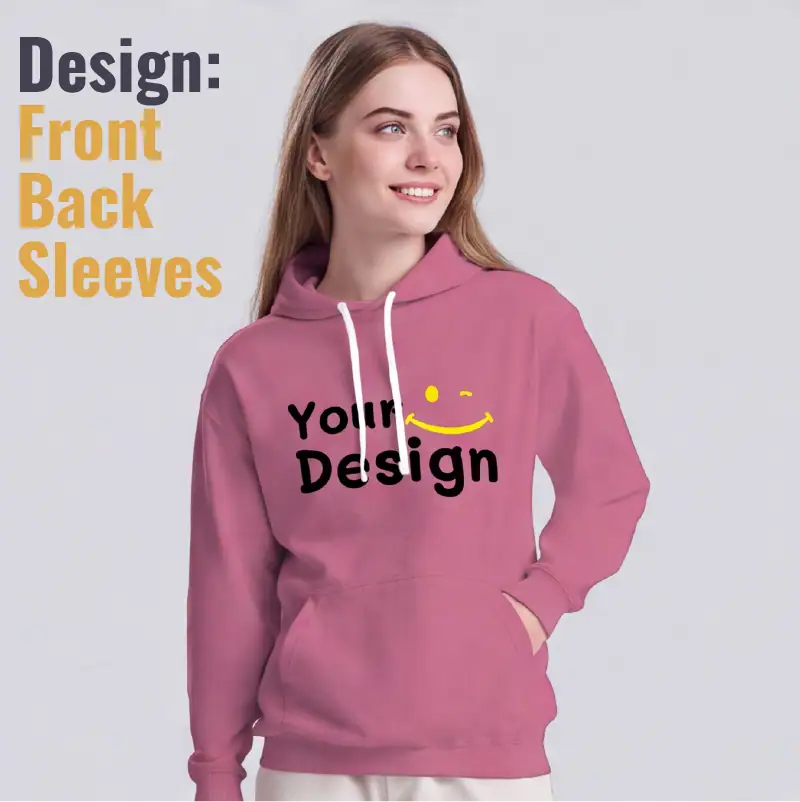Custom unisex Hoodie Print Notch
