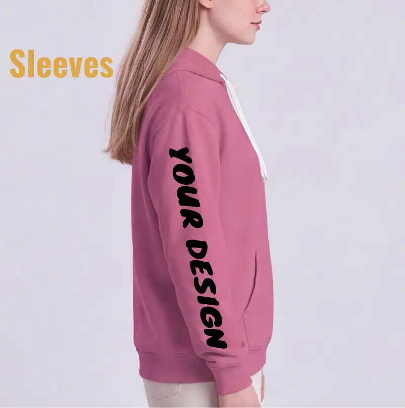Custom unisex Hoodie Print Notch