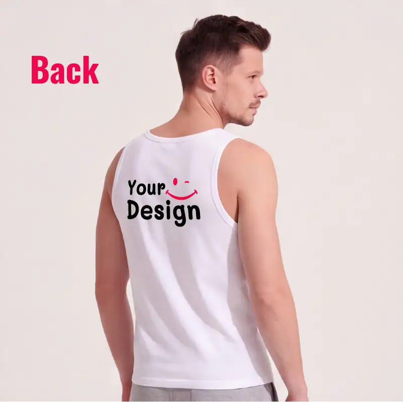 Custom unisex Vest Top Print Notch