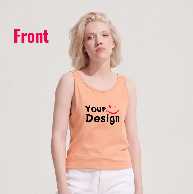 Custom unisex Vest Top Print Notch
