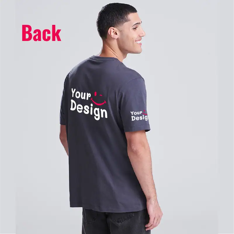 Custom unisex T-shirt Print Notch