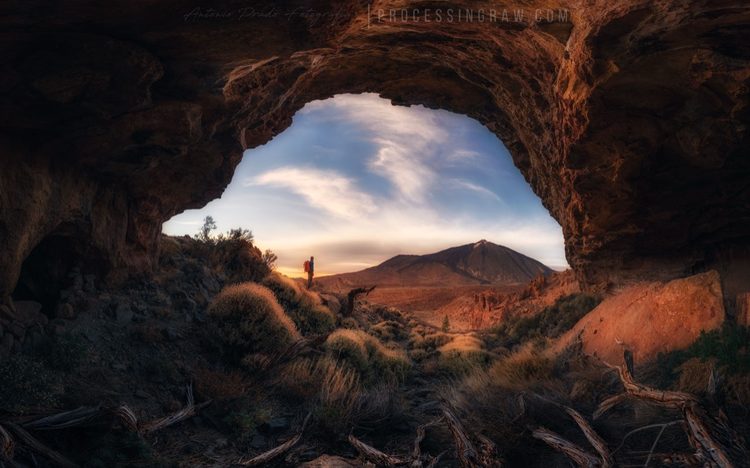 La cueva del Teide, fotografía de Antonio Prado