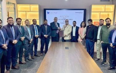 ডিজিটাল সেবা বিস্তারে চার্টার্ড লাইফ ও সুখীর মধ্যে চুক্তি স্বাক্ষর
