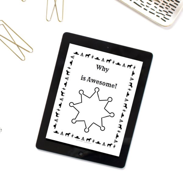 Easy Ideas for Western Themed Appreciation Event 1 sheriff teacher appreciation printable