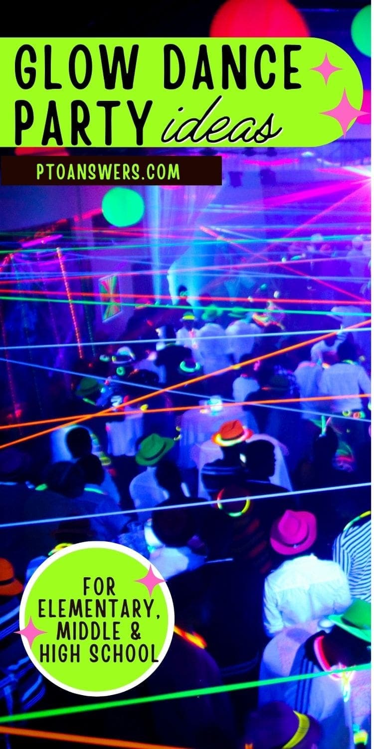 'glow dance party ideas for school'