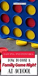 /easy pta pto event idea how to host a family school night at school'
