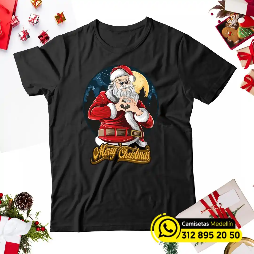 camisa de papa noel medellin