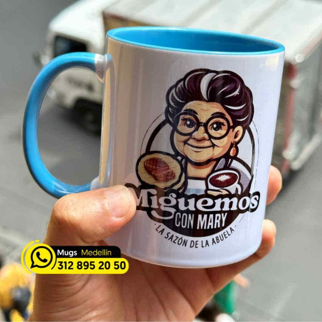 Mug personalizado para Resturante en Medelin 