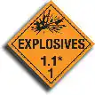 1.1 explosives