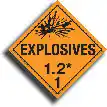 1.2 explosives