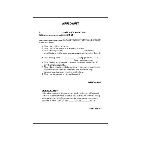 Gap Certificate