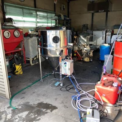 12月27日 神奈川相模原市のポンプリビルド会社のヤマダプロダクツサービス様にRebornのデモに伺いました。