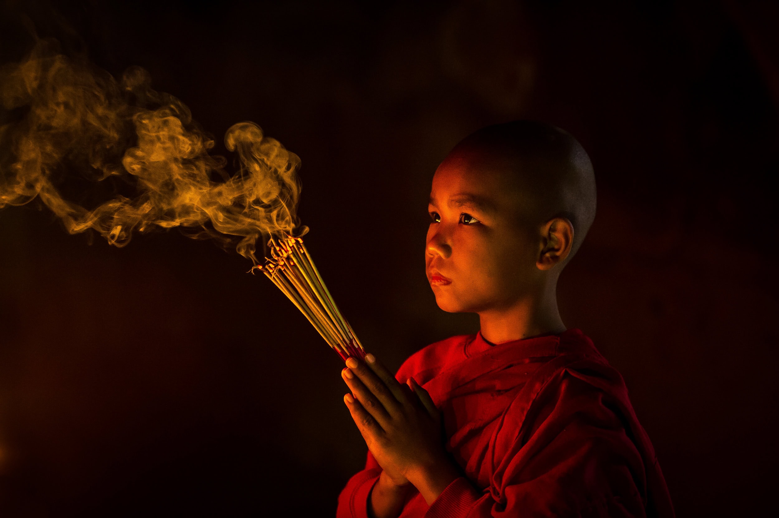 Reisefotografie - Novize in Myanmar