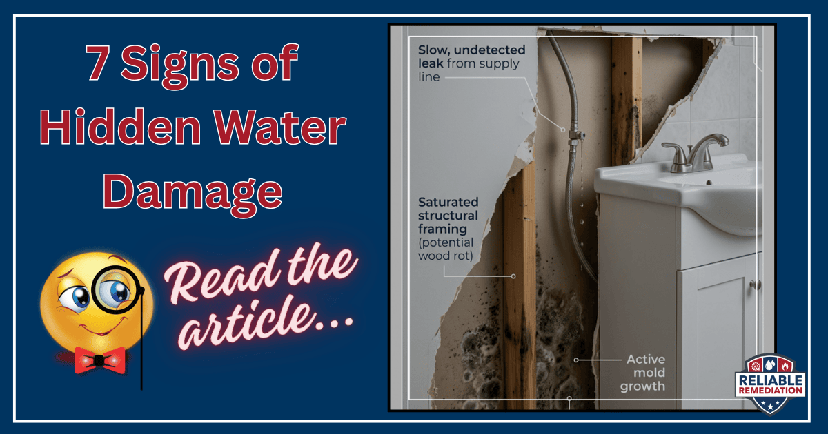 7 Signs of Hidden Water Damage in Your Walls