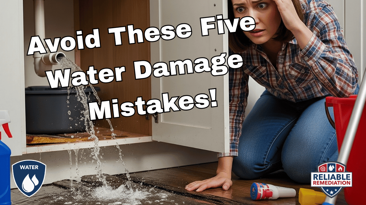 Avoid These 5 Water Damage Mistakes