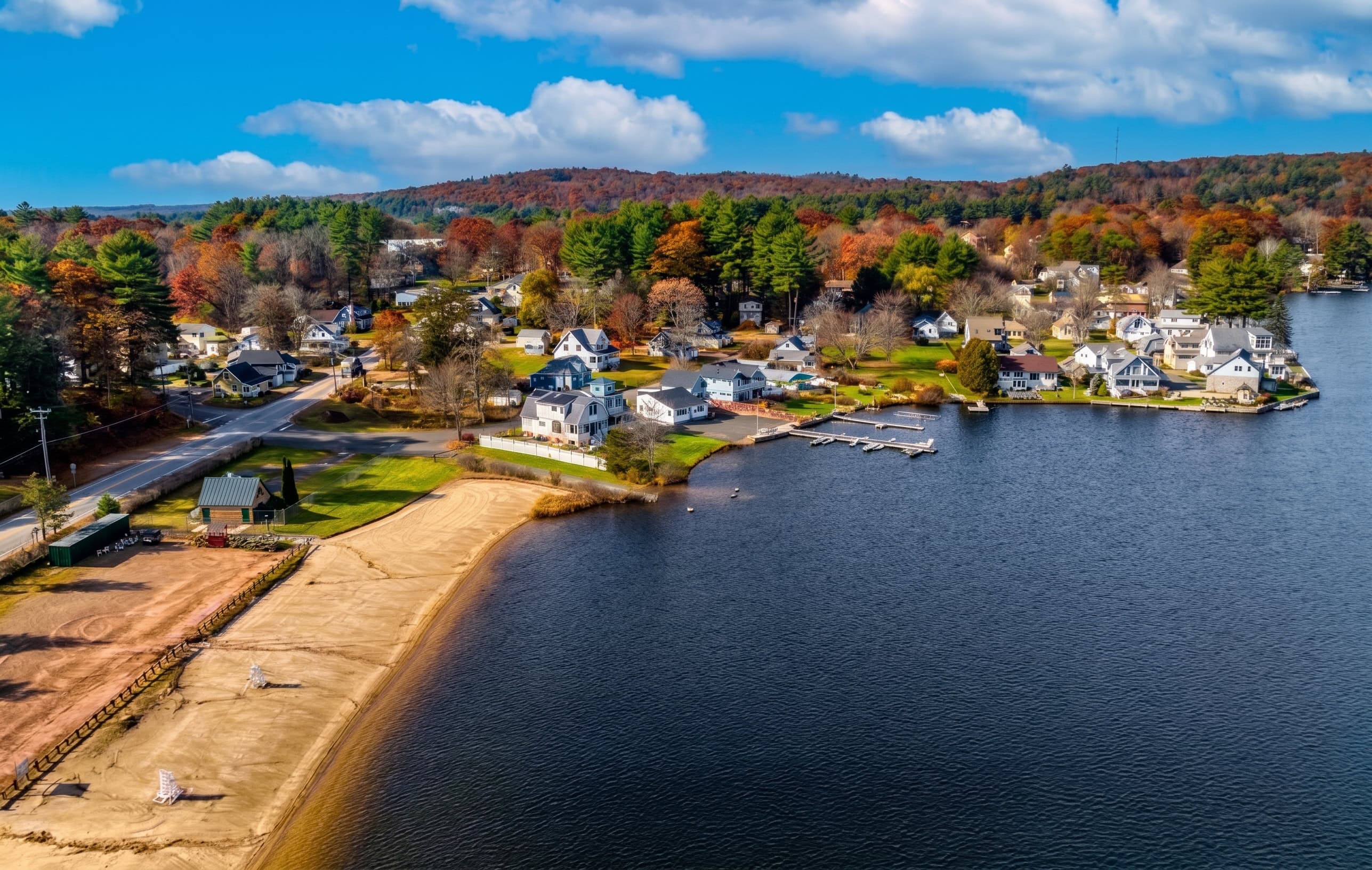 Ellington Sandy Beach at Crystal Lake
