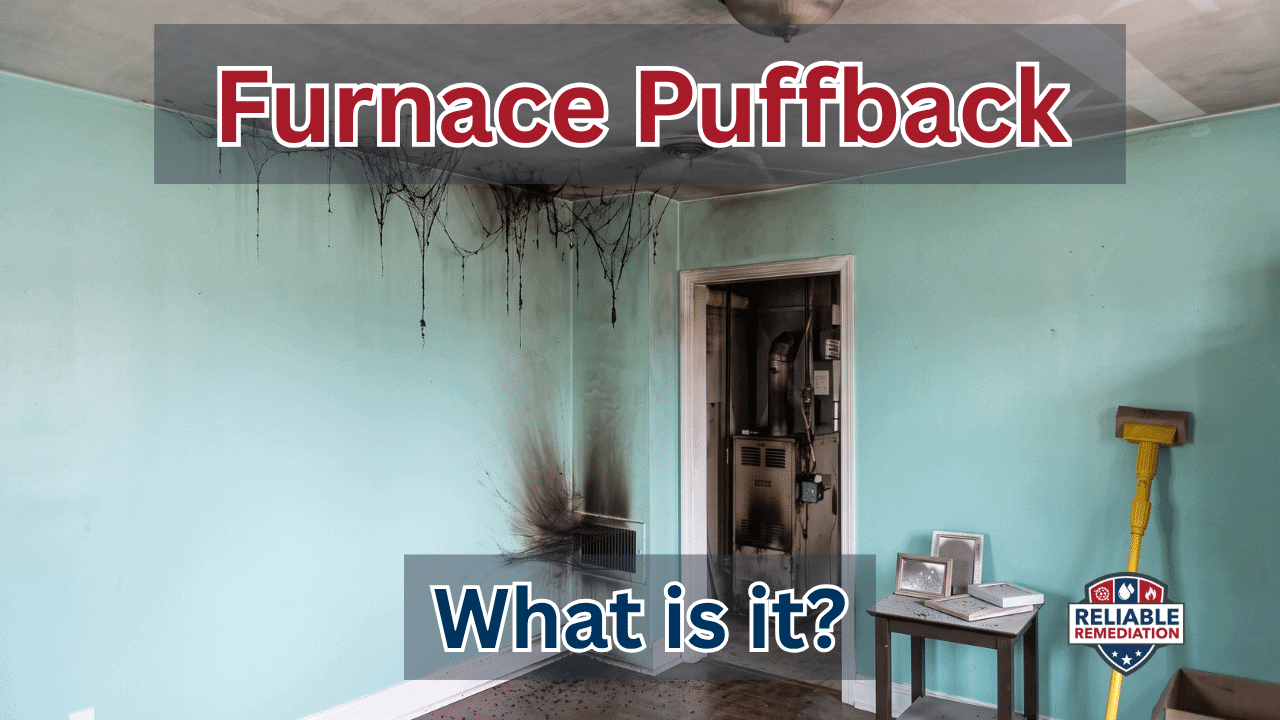 Furnace puffback smoke and soot damage cleanup in Eastern CT