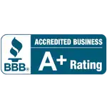 Better Business Bureau accredited business with A plus rating