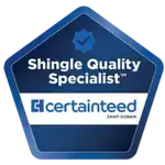 CertainTeed shingle quality specialist roofer in Wilmington NC