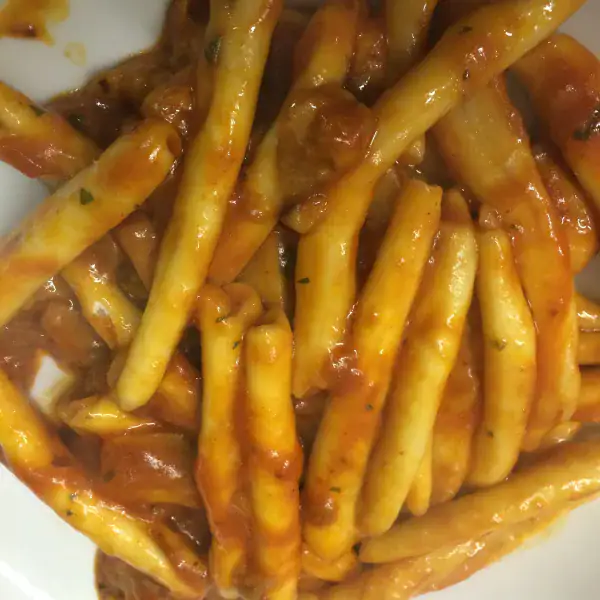 Fusilli caserecci ai funghi