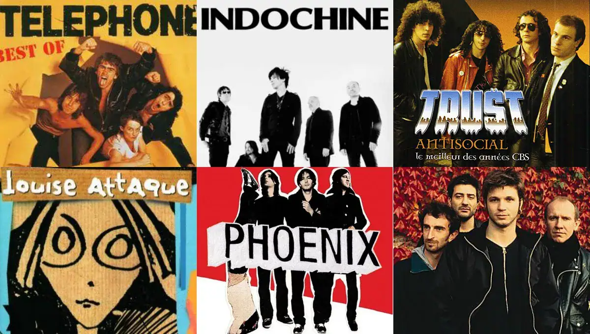 Top 20 des groupes rock français des années 70–80 à aujourd’hui, la carte explosive du rock hexagonal