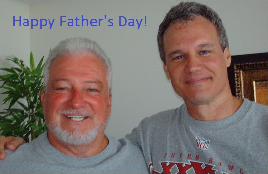My Dad Jim Nyberg and son Ron