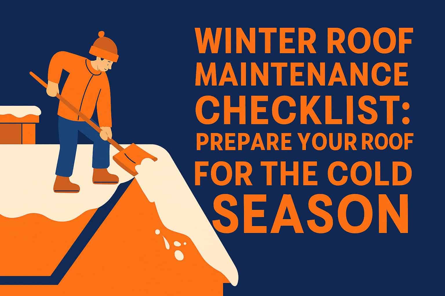 Winter Roof Maintenance Checklist for the cold season