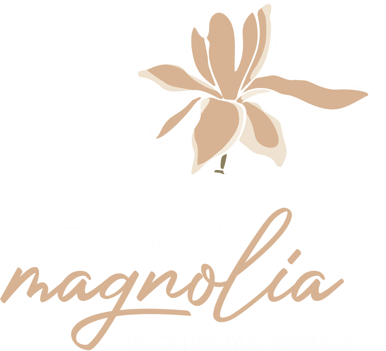 Sage and Magnolia - logo_white