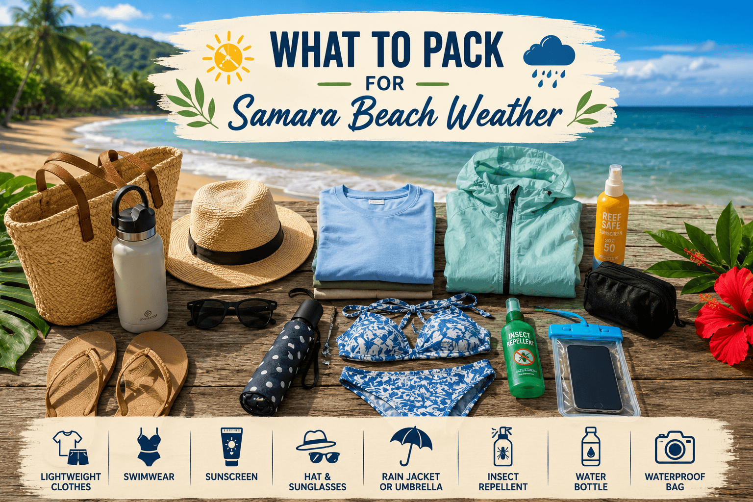 What to Pack for Samara Beach Weather