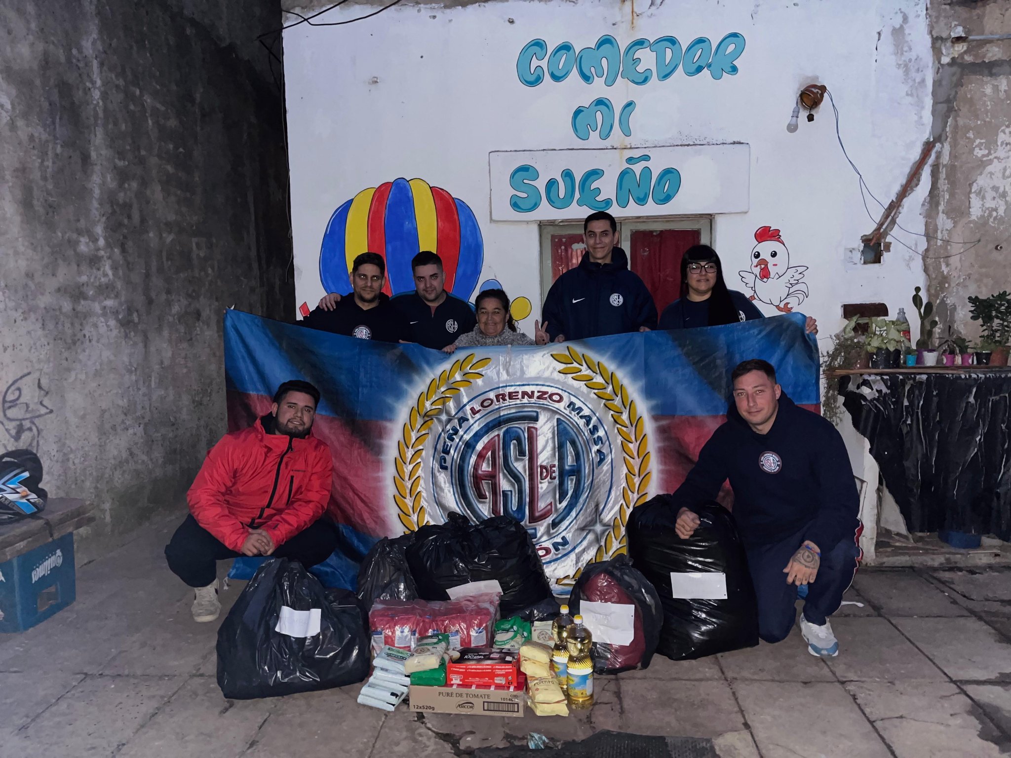 Campaña de abrigo en Morón