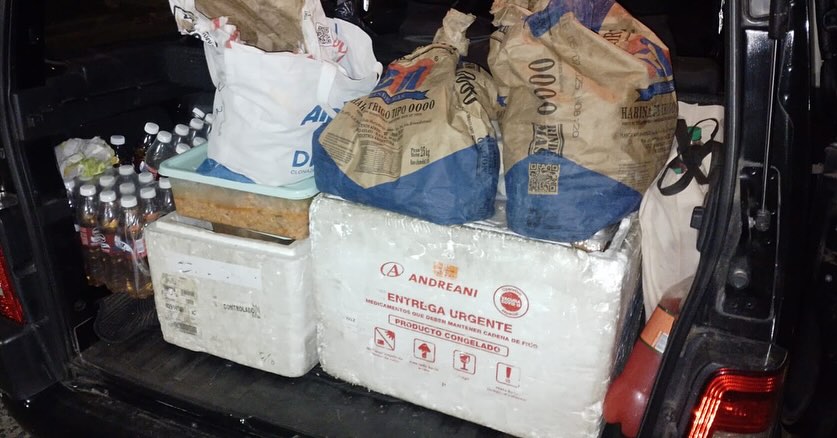 Comida para gente en situación de calle en Wilde