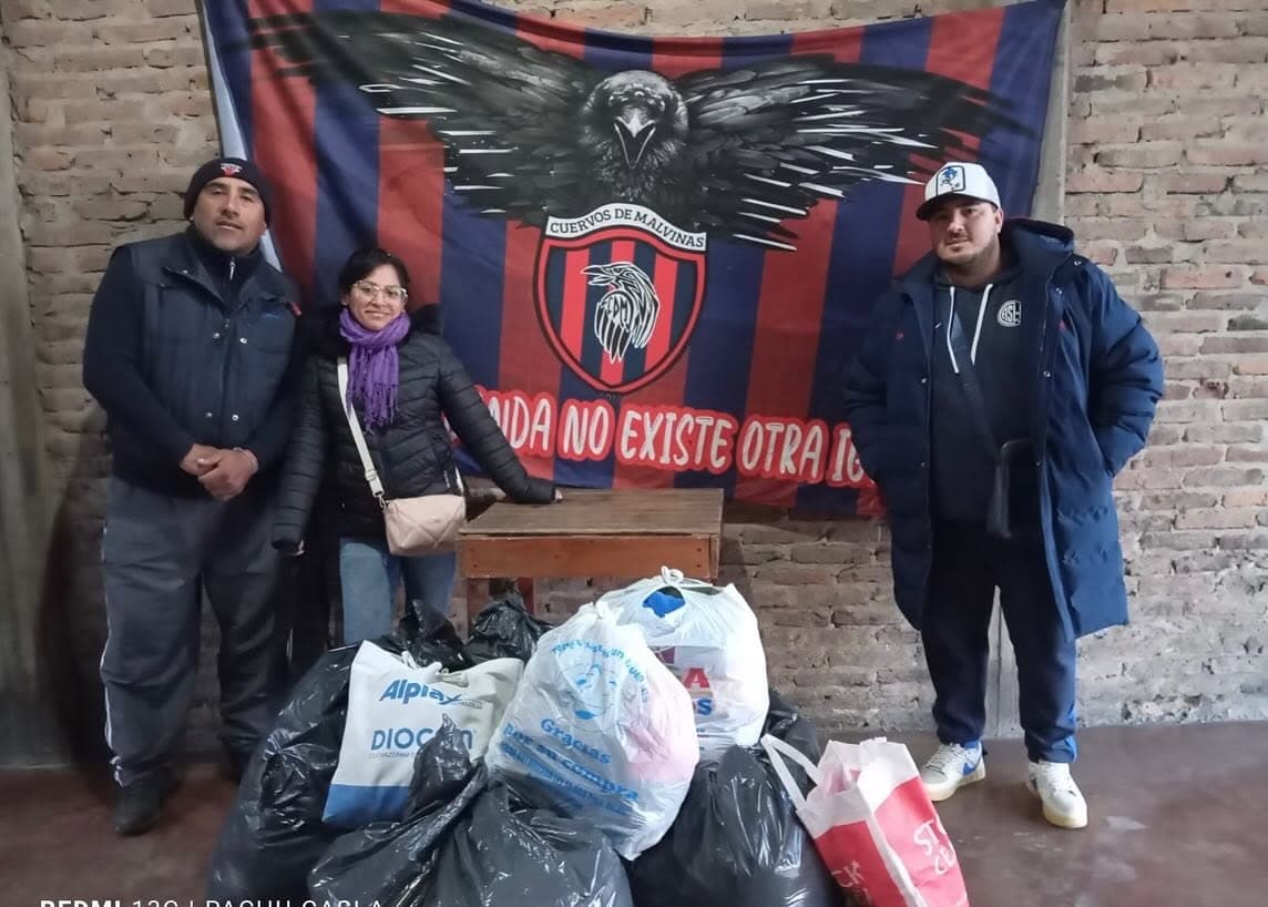 Campaña de abrigo en Malvinas