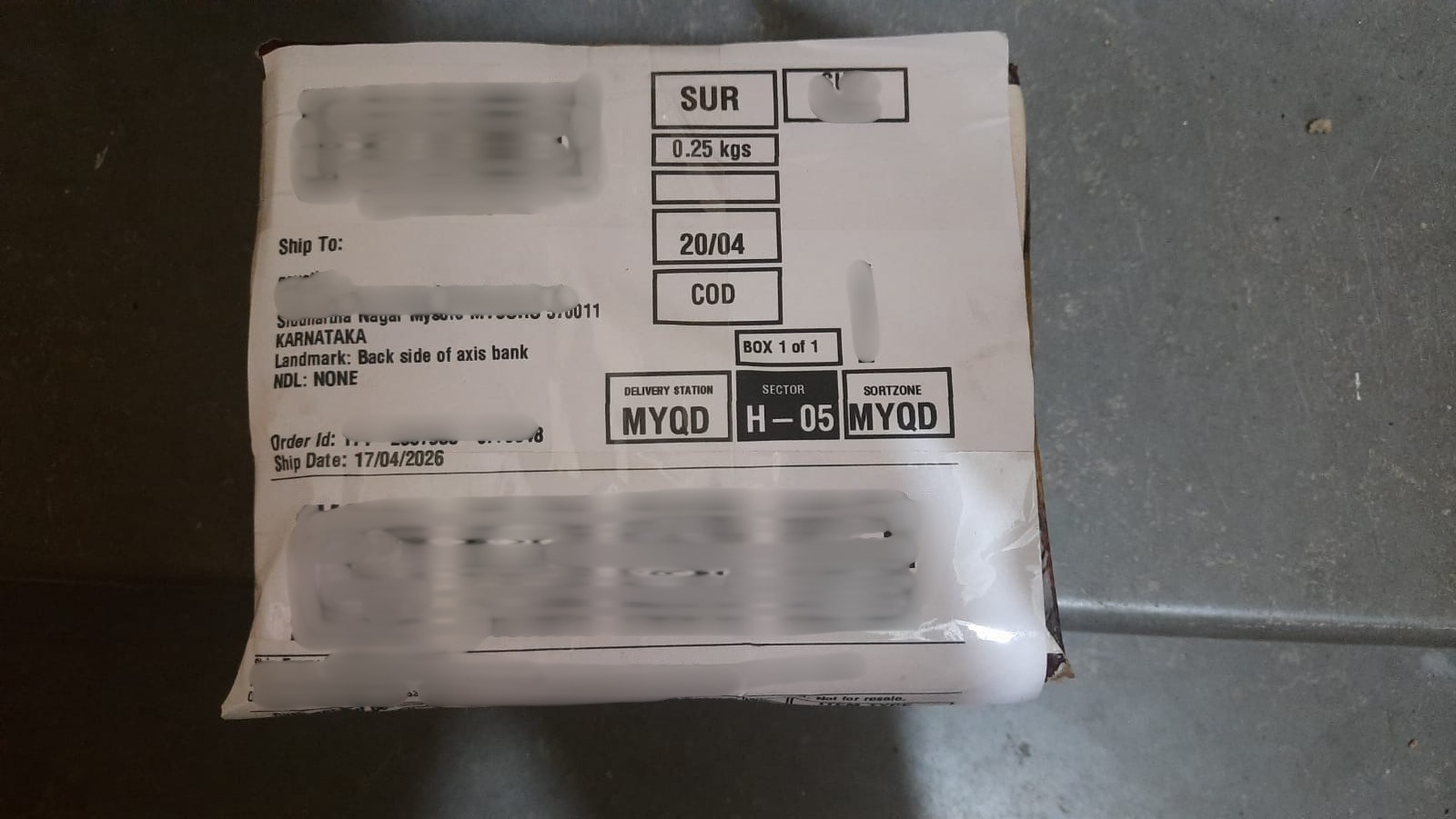 Dispatched to Karnataka