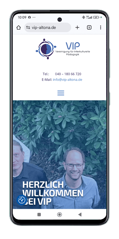 Referenz vip-altona nur Mobilansicht