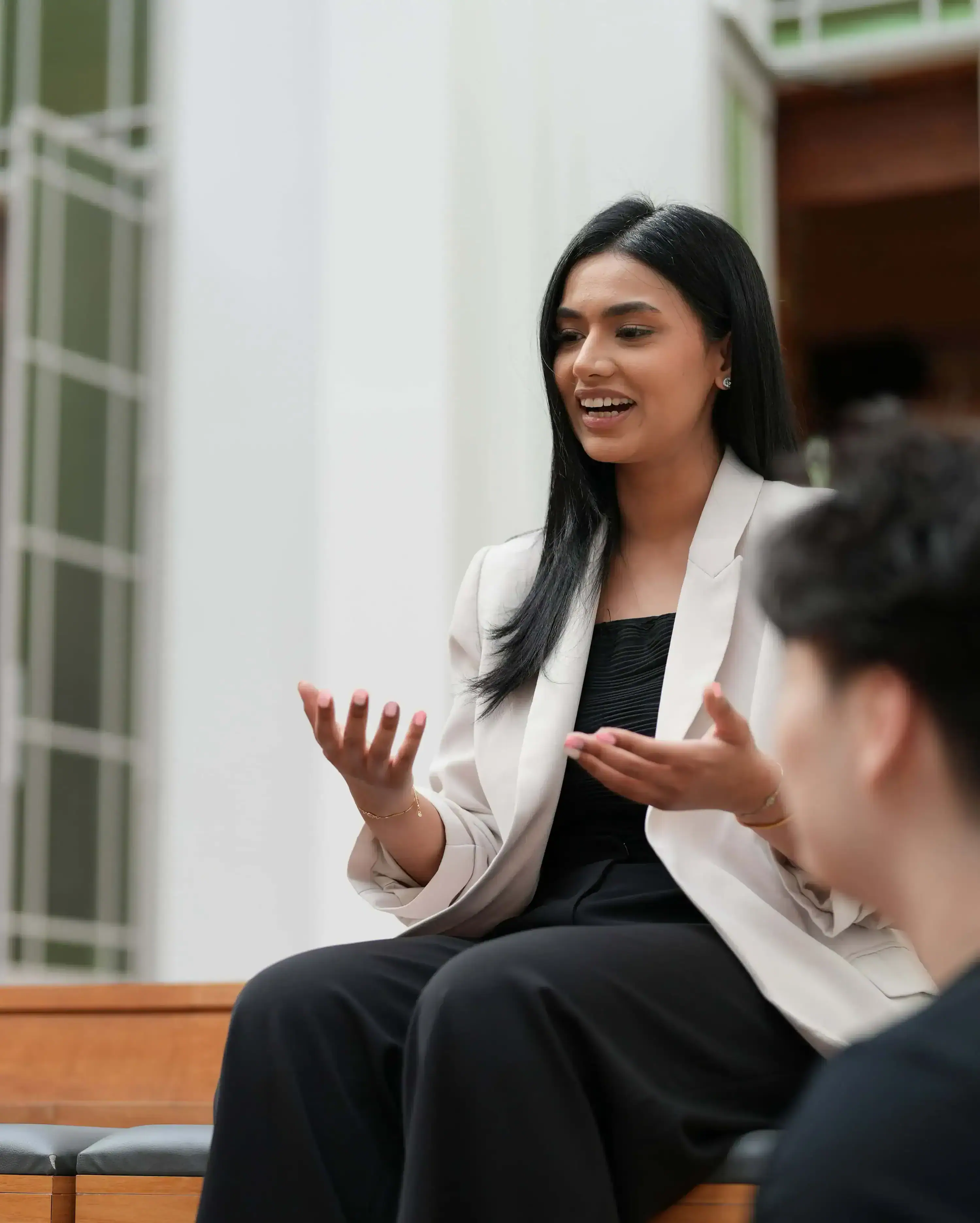 Divyata Raut in a mentoring session