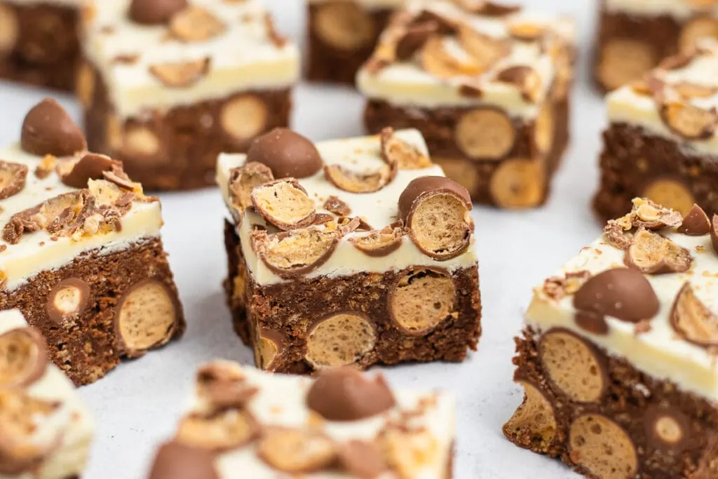 NoBake Malteser Traybake Recipe Scottish Scran