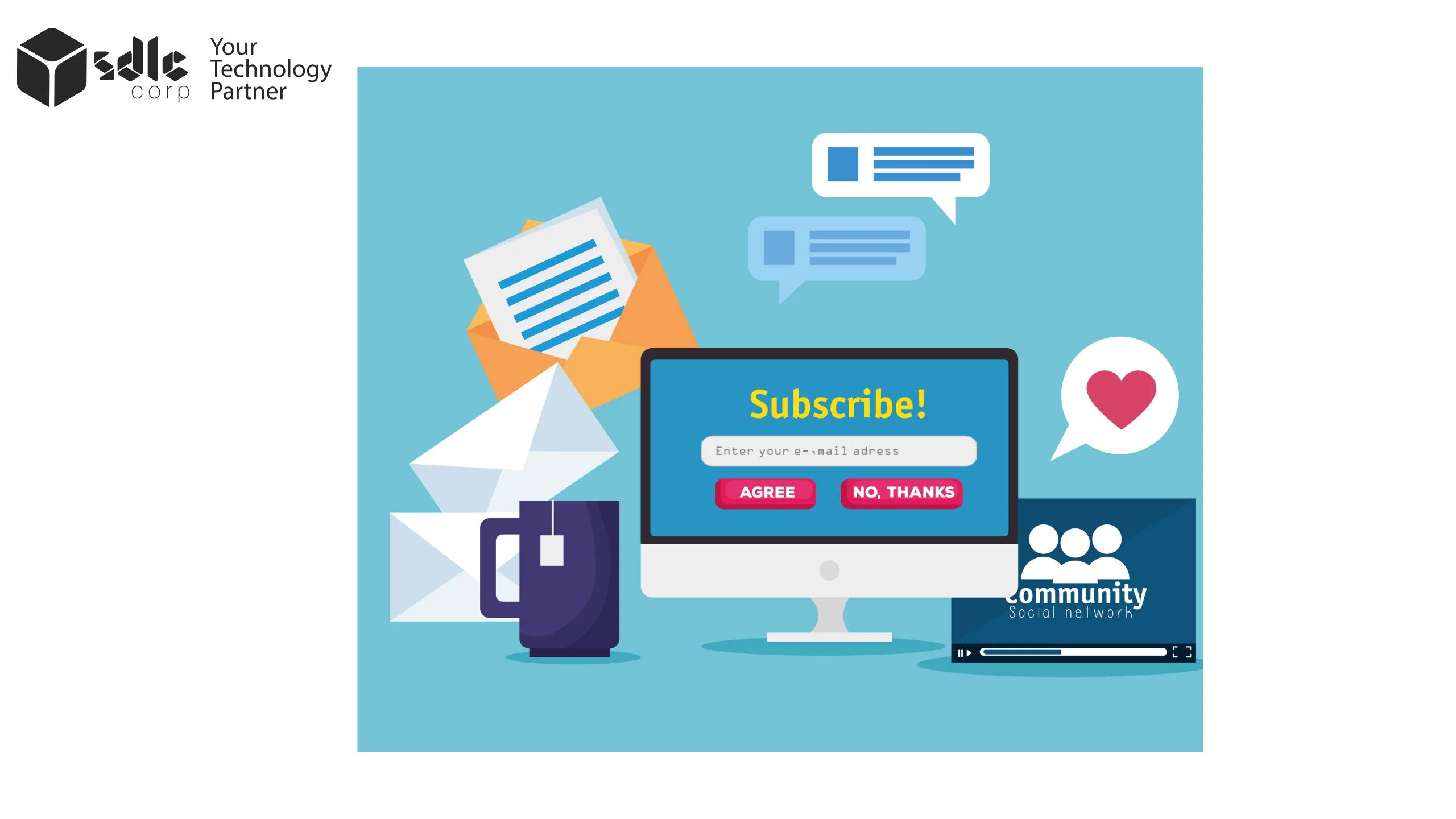 Email is essential to automate invoicing for small businesses.