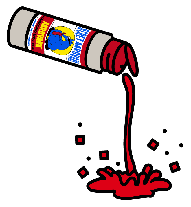 bottle of secret aardvark pouring