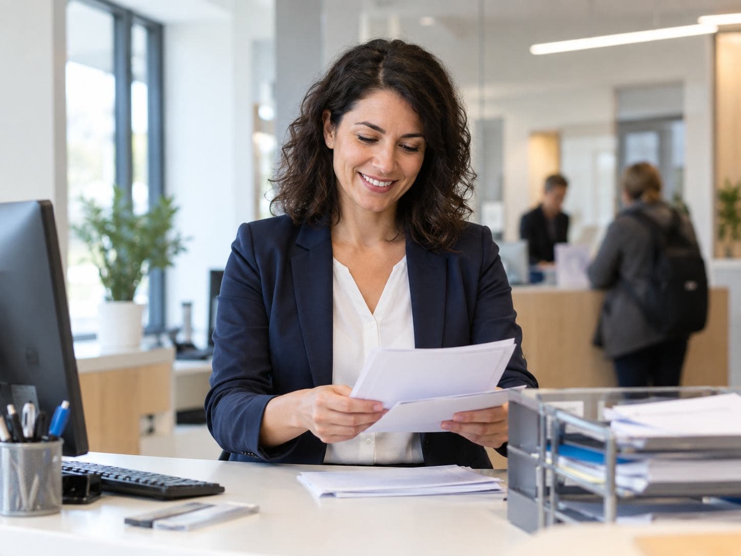 Communes et administrations publiques : scène professionnelle illustrative.
