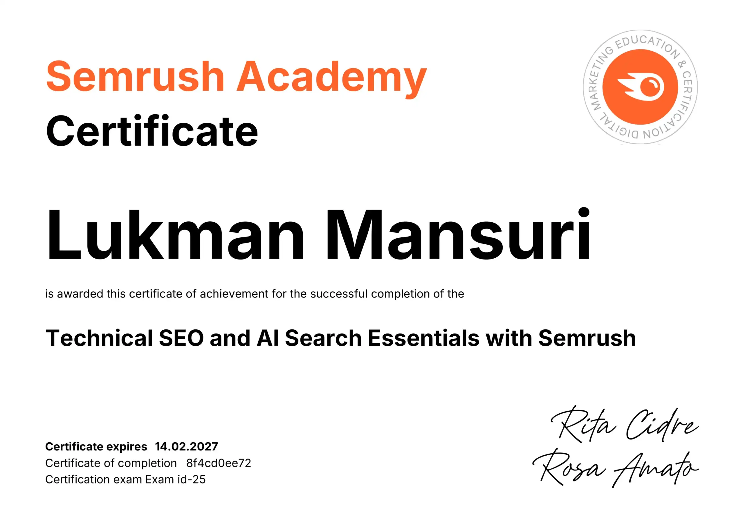 Technical SEO and AI Search Essentials with Semrush