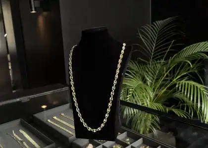 Bohnenkette Herren Goldkette 333er, 585er/14 Karat, 750er/18 Karat 21K, 24K kaufen