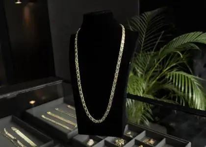 Falsche Königskette Herren Goldkette 333er, 585er/14 Karat, 750er/18 Karat 21K, 24K kaufen