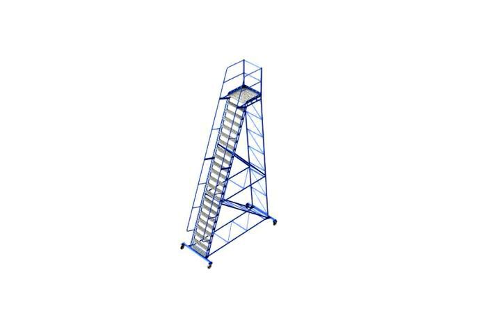 Металлическая платформенная лестница
