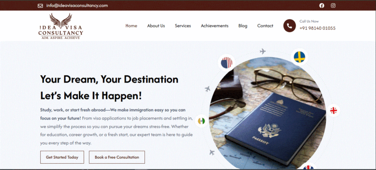 Immigration & Visa Consultancy Website
