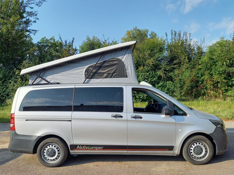 Reimo Easyfit Schlafdach Vito V-Klasse EQV Aufstelldach offen DAchzelt